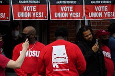 Amazon vote: Organisers vow fight isn’t over as Alabama warehouse votes down landmark bid to unionise