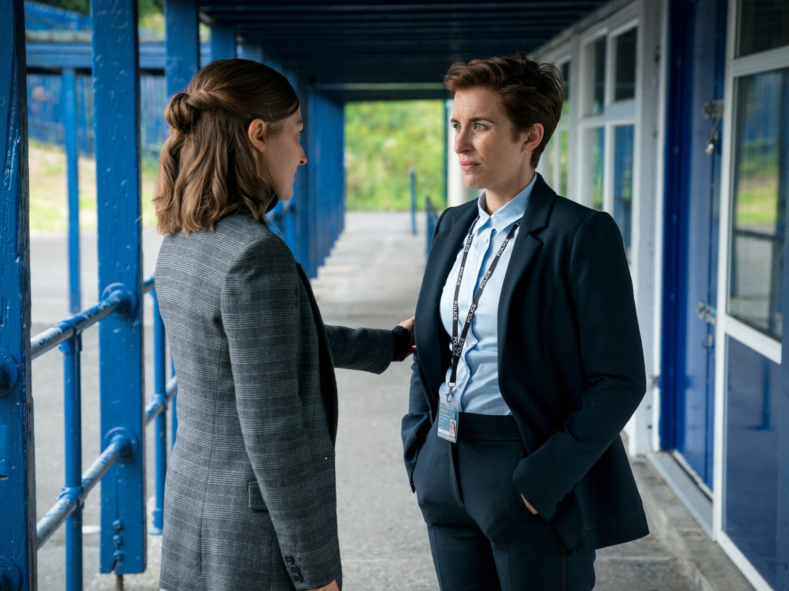 Kate Fleming (Vicky McClure) and Joanne Davidson (Kelly Macdonald) share a moment of camaraderie