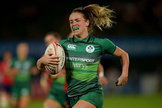 <p>Ireland’s Stacey Flood has experience of the World Sevens Series circuit</p>