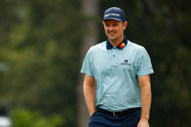 <p>Justin Rose takes a one-shot lead into the weekend</p>