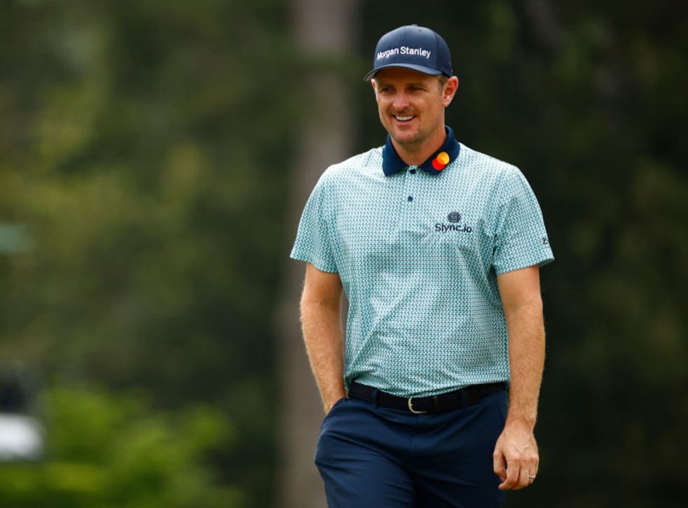 <p>Justin Rose was the overnight leader at -7</p>