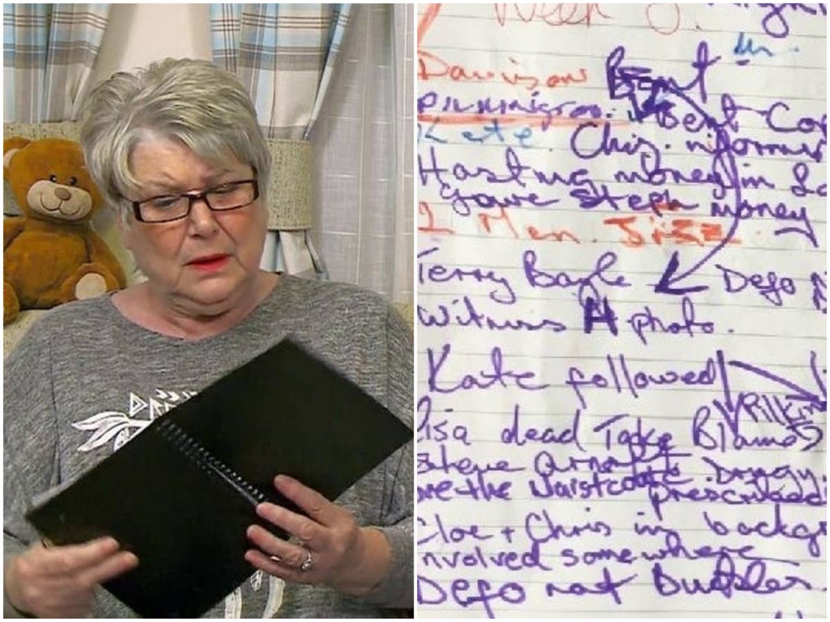 Gogglebox viewers left in hysterics over Jenny Newby's notebook of Line of Duty theories | The ...