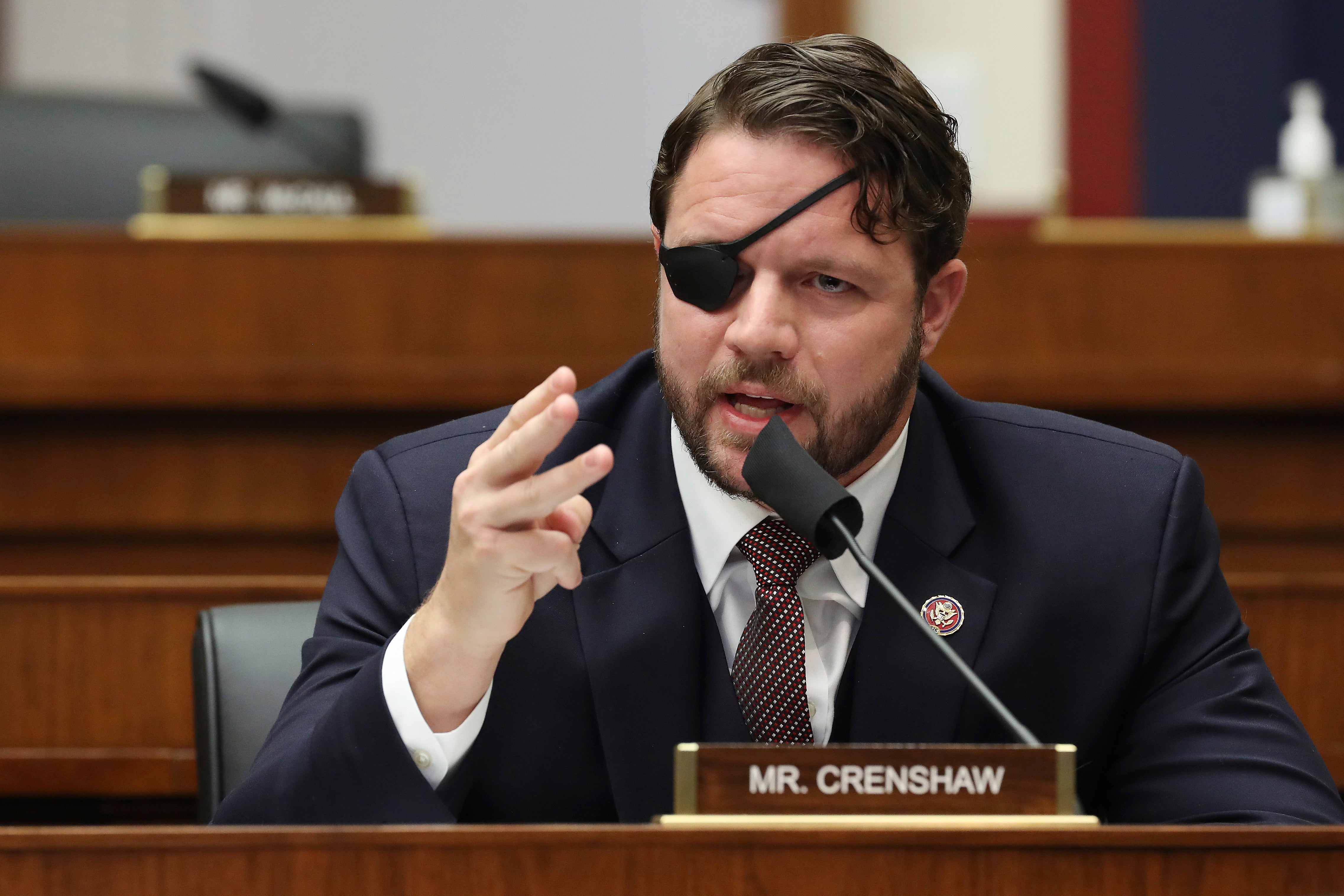 Rep. Dan Crenshaw says he’ll be blind for about a month as he recovers from eye surgery