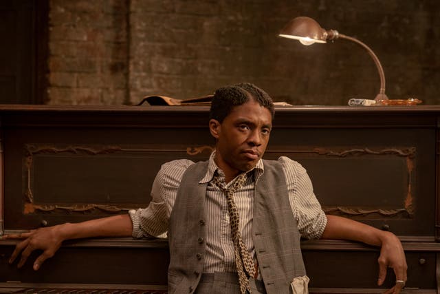 <p>The late Chadwick Boseman turned in a delicate, emotionally pulsating performance in ‘Ma Rainey’s Black Bottom’</p>