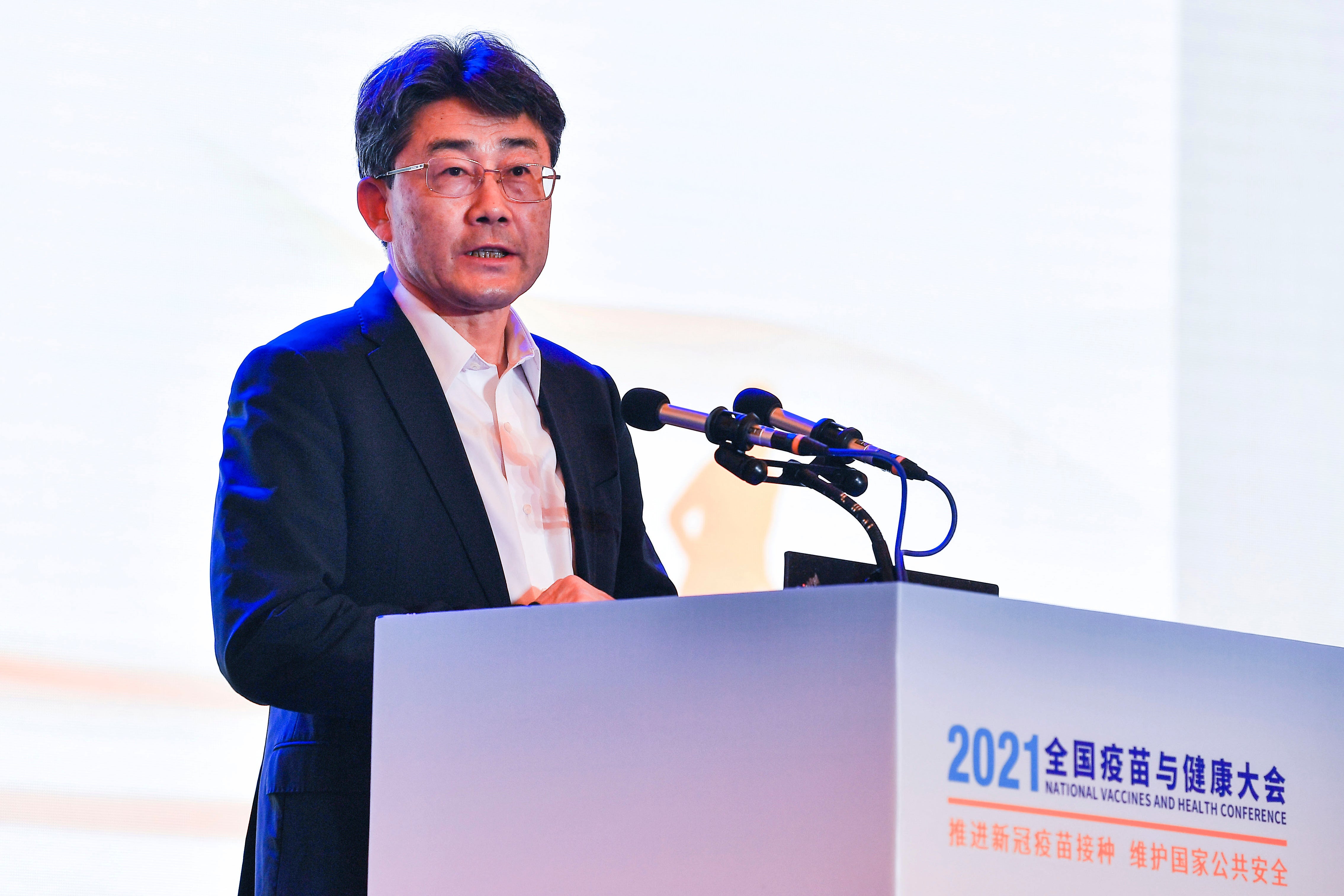 Gao Fu was speaking about Chinese vaccines at a conference in Chengdu on Saturday