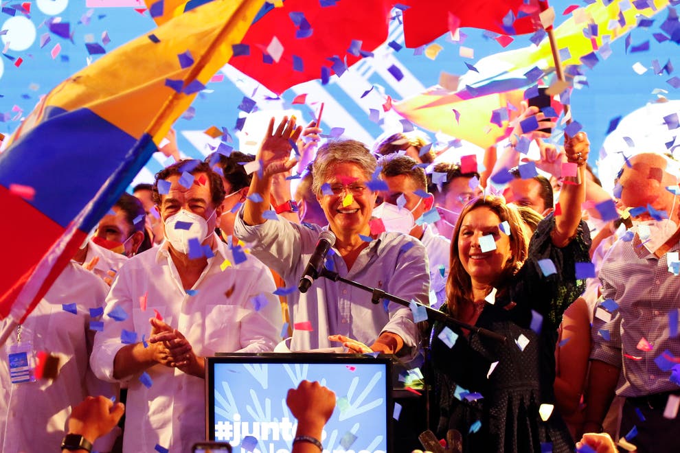 President guillermo lasso called snap . Ecuador picks conservative for president; Peru eyes runoff Peru Mexico