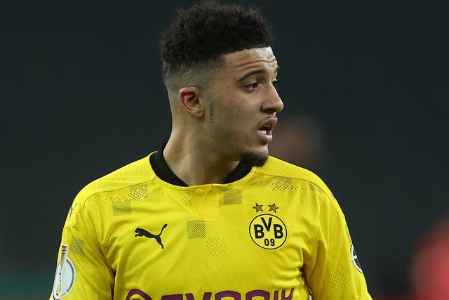 <p>Jadon Sancho has been linked with a summer move to Manchester United</p>