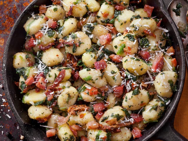 <p>The only difficulty with pan-fried gnocchi is stopping yourself wolfing the lot in one go</p>