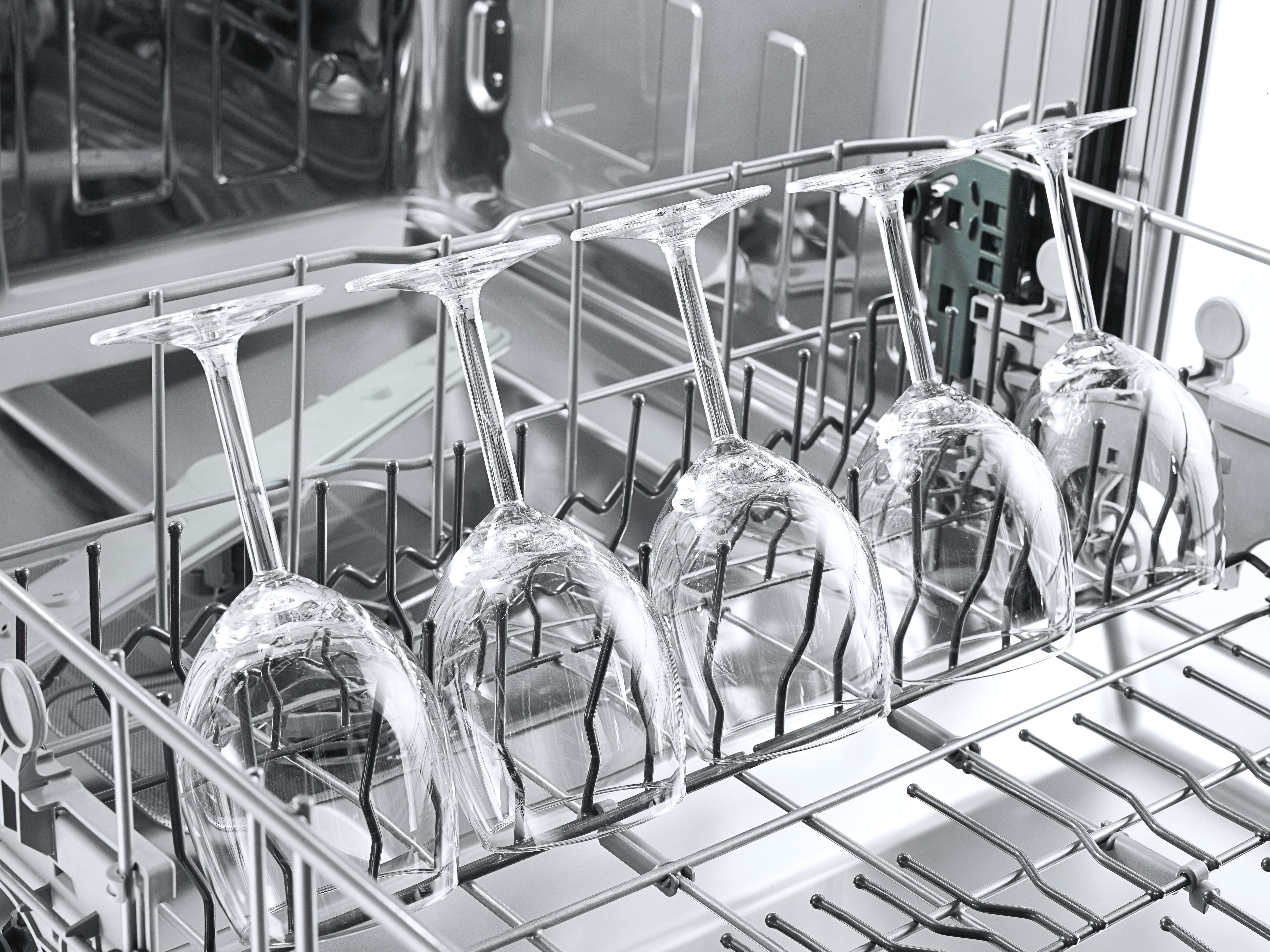 Good glasses are hardy enough for the dishwasher – just make sure you stack them carefully