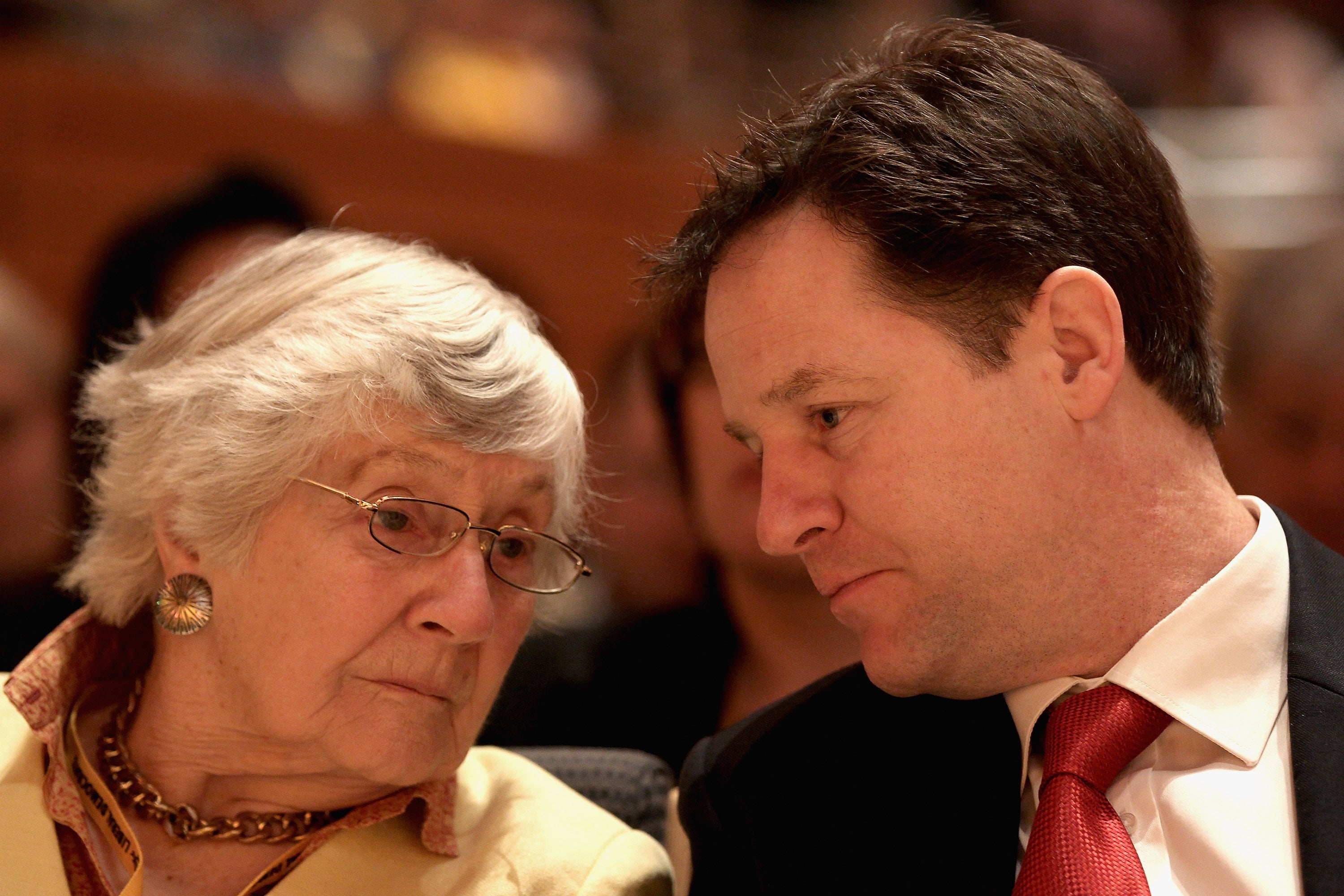 Williams with Nick Clegg in 2012