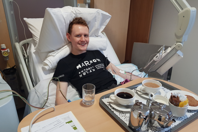 <p>Will Briant, from London, donated stem cells in 2015 after signing up to be on the registry at university</p>