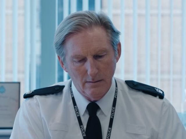 <p>Boss character: Adrian Dunbar as Superintendent Ted Hastings in Line of Duty</p>