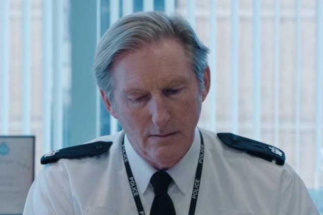 <p>Boss character: Adrian Dunbar as Superintendent Ted Hastings in Line of Duty</p>