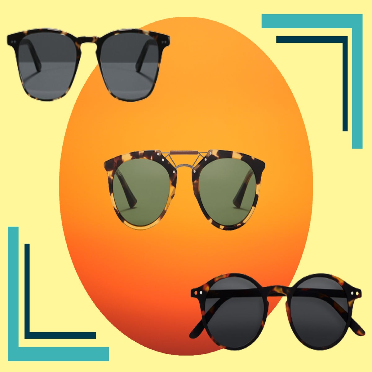 Finlay Matilda Rectangular Sunglasses