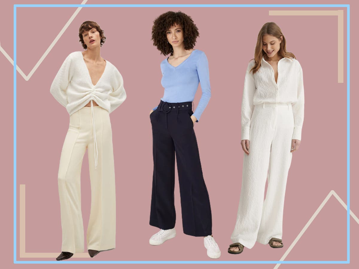 Best wide leg trousers 2021: Tailored, high-waisted and linen designs | The  Independent