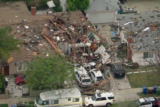 Los Angeles House Explosion
