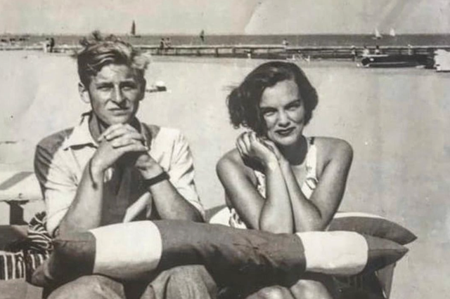 <p>File Image: Prince Philip and Angela Delevingne  in Venice, 1938</p>