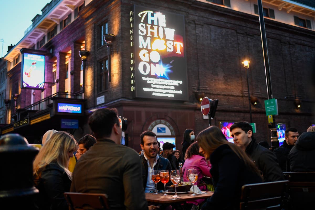 The Latest: Britain meets target on jabs for over-50s