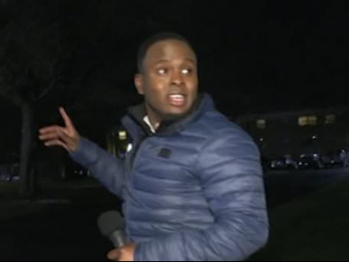 Daunte Wright protests: Good Morning Britain presenter’s broadcast interrupted by gunshots Daunte Wright protests: Good Morning Britain presenter’s broadcast interrupted by gunshots