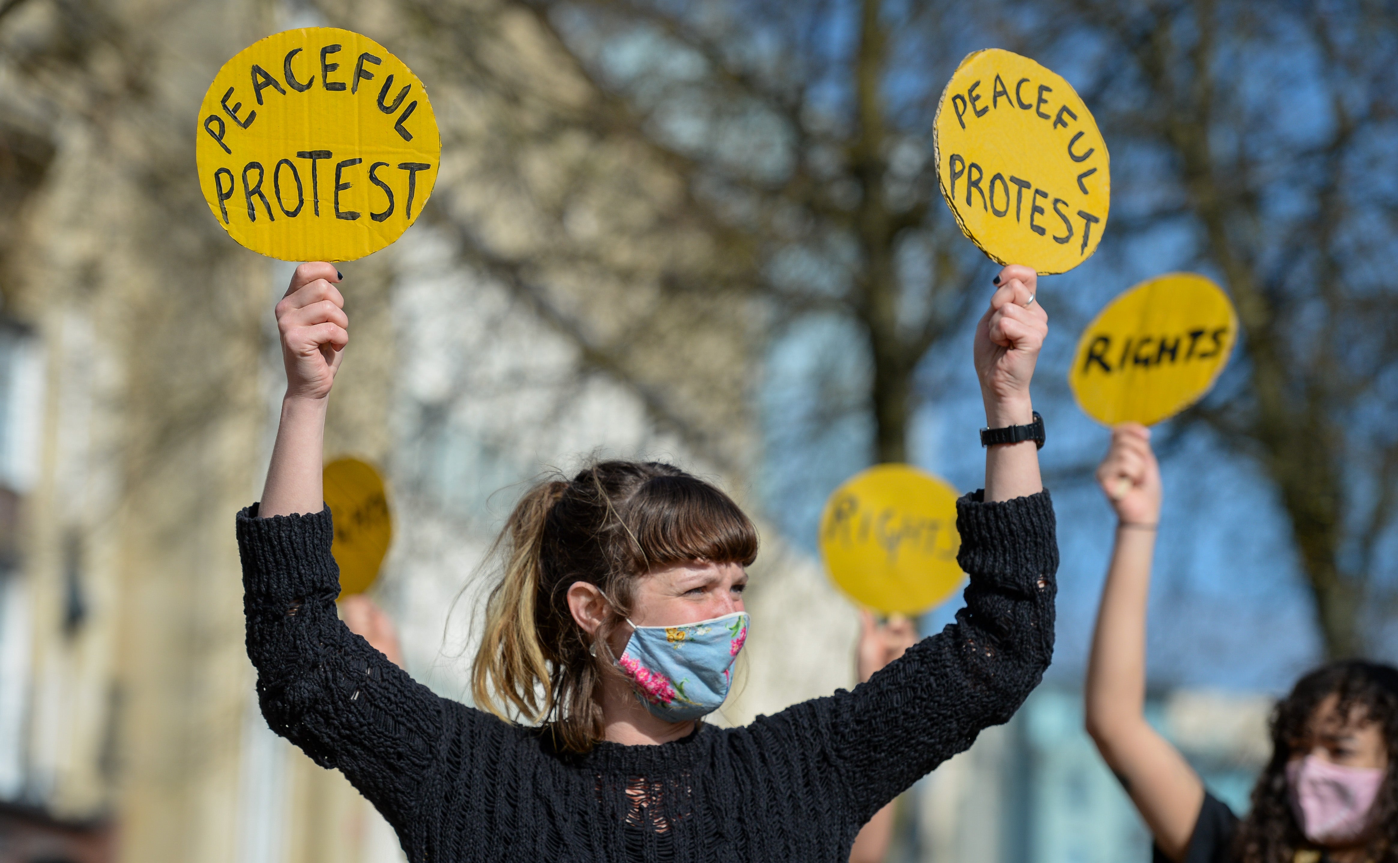 Protests took place across the UK