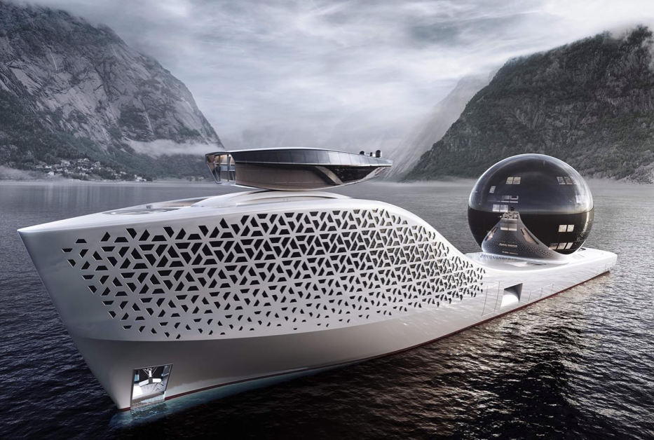 Iddes yachts reveals 300-metre yacht designed for environmental exploration