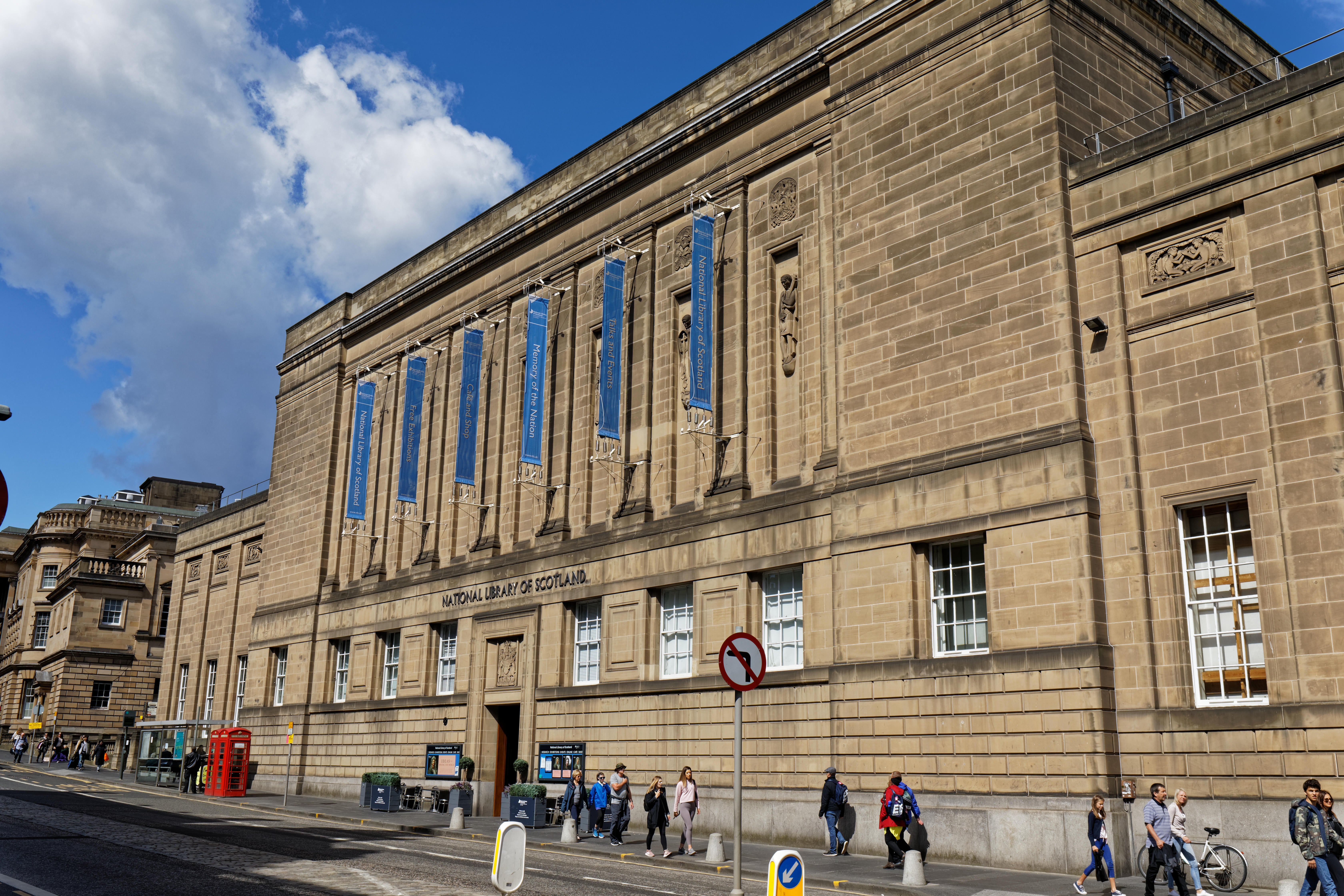 The National Library of Scotland in Edinburgh