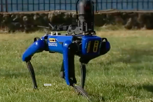 NYPD’s Digidog, built by Boston Dynamics, is now out on the streets as part of a test program