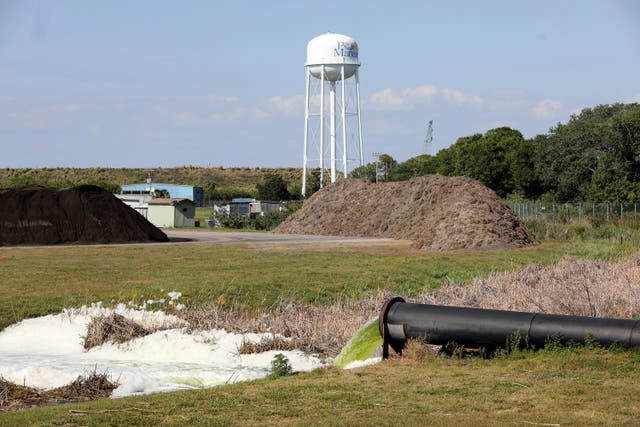 Florida Wastewater Reservoir Leak