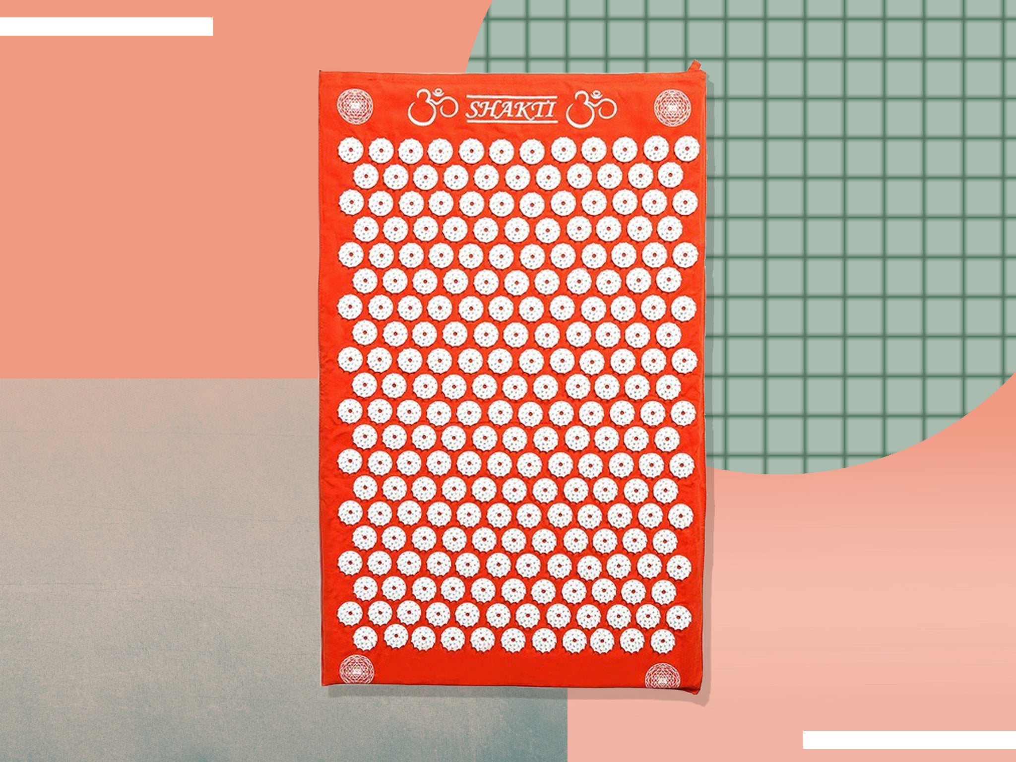 The acupressure mat boasts 6000 spikes, but feels far more satisfying than it sounds
