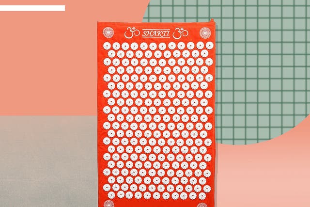 <p>The acupressure mat boasts 6000 spikes, but feels far more satisfying than it sounds</p>
