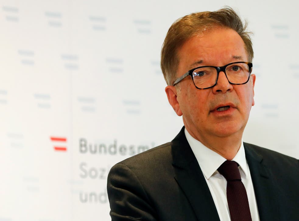 AUSTRIA-MINISTRO DE SALUD