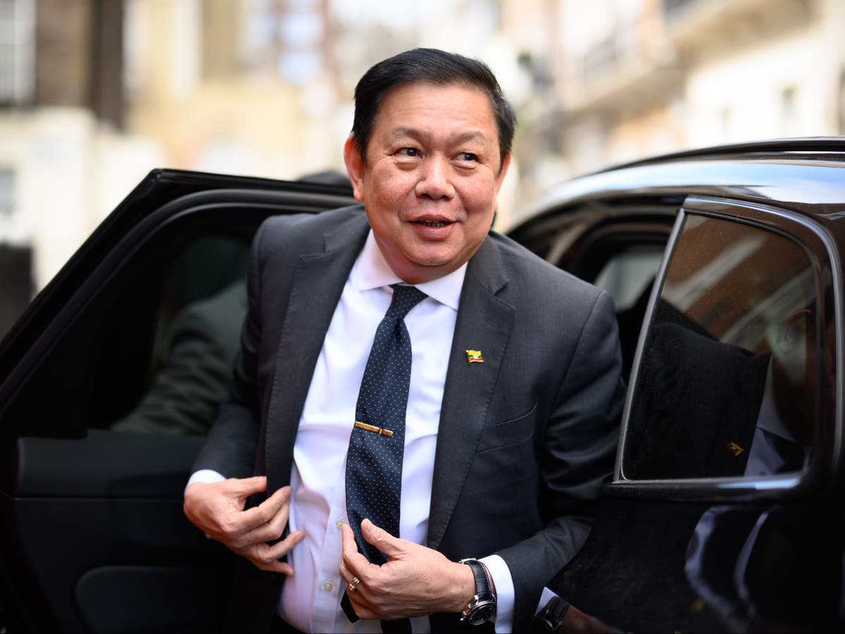 Ousted ambassador who slept in car says family in Myanmar forced into hiding Ousted ambassador who slept in car says family in Myanmar forced into hiding