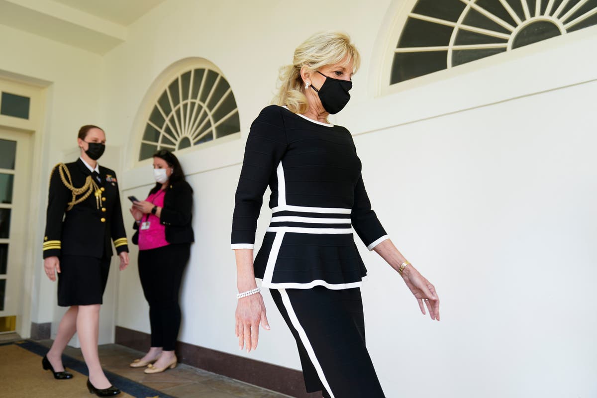 White House: First lady Jill Biden to undergo 'procedure' Washington Arlington National Cemetery White House Iraq Joe Biden