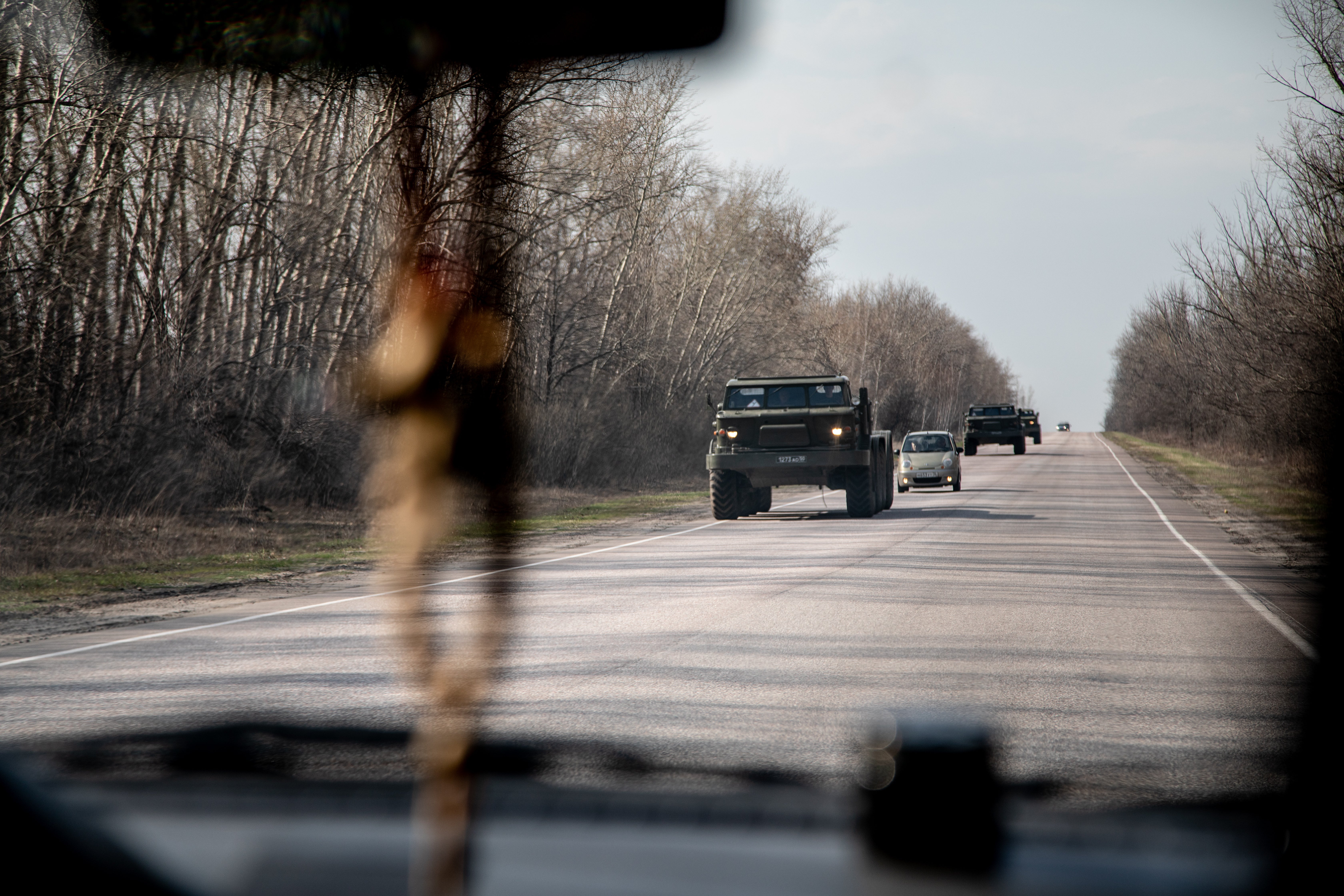 Along the road from Voronezh to the Ukrainian border, near Ostrogorzhsk