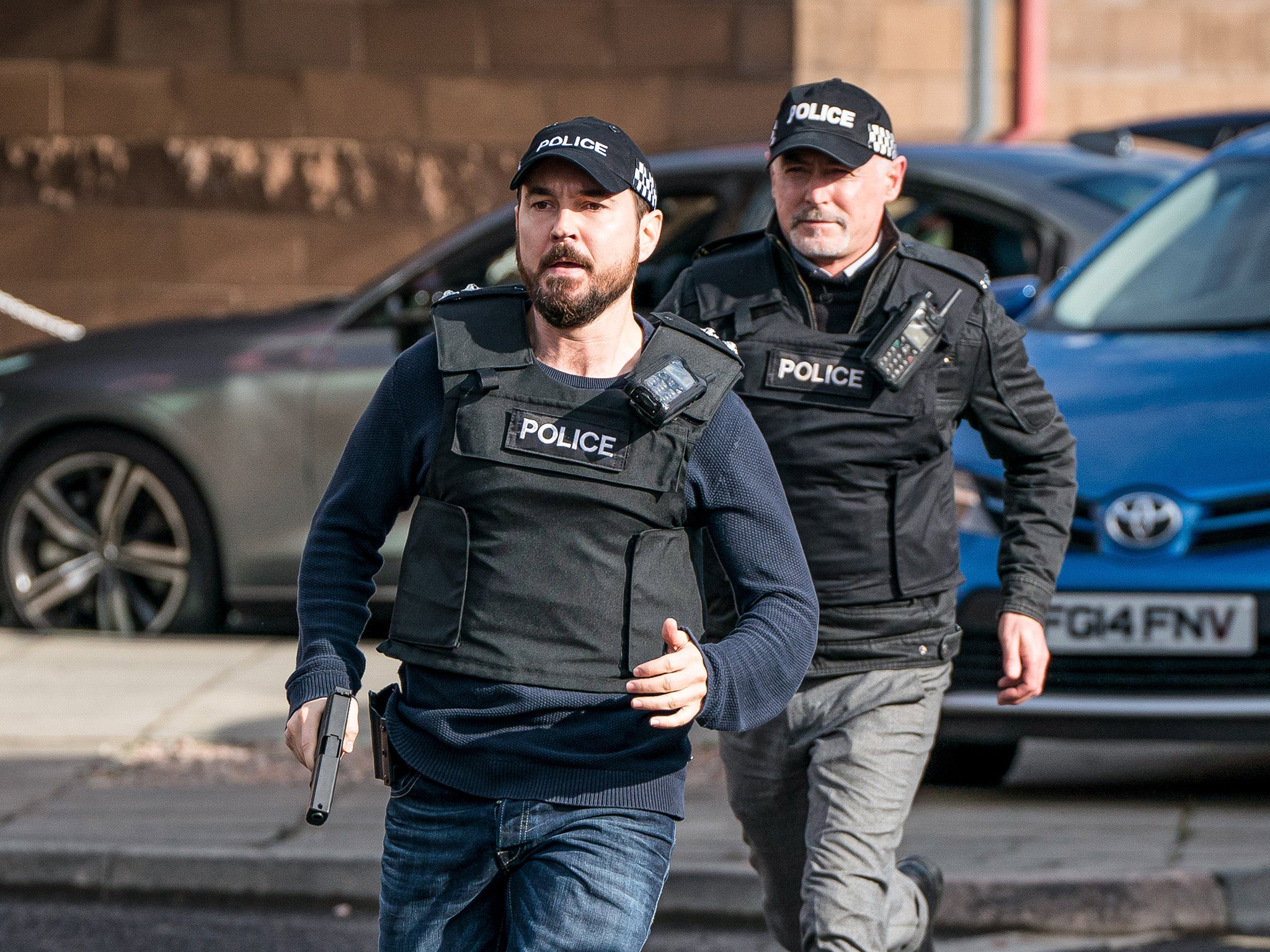 Martin Compston in this Sunday’s episode of Line of Duty