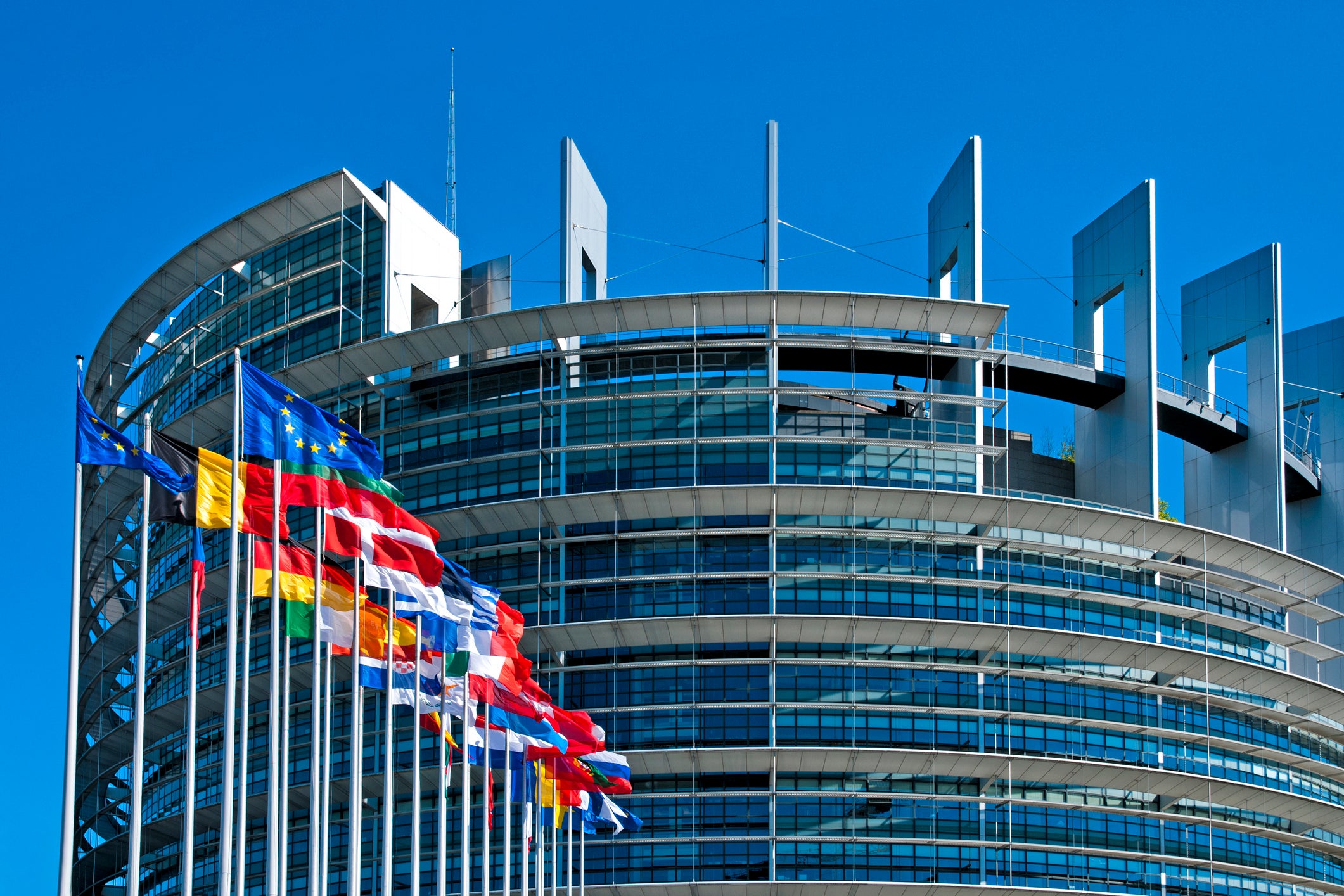 The European Parliament building in Strasbourg, where ordinary plenary sessions are held