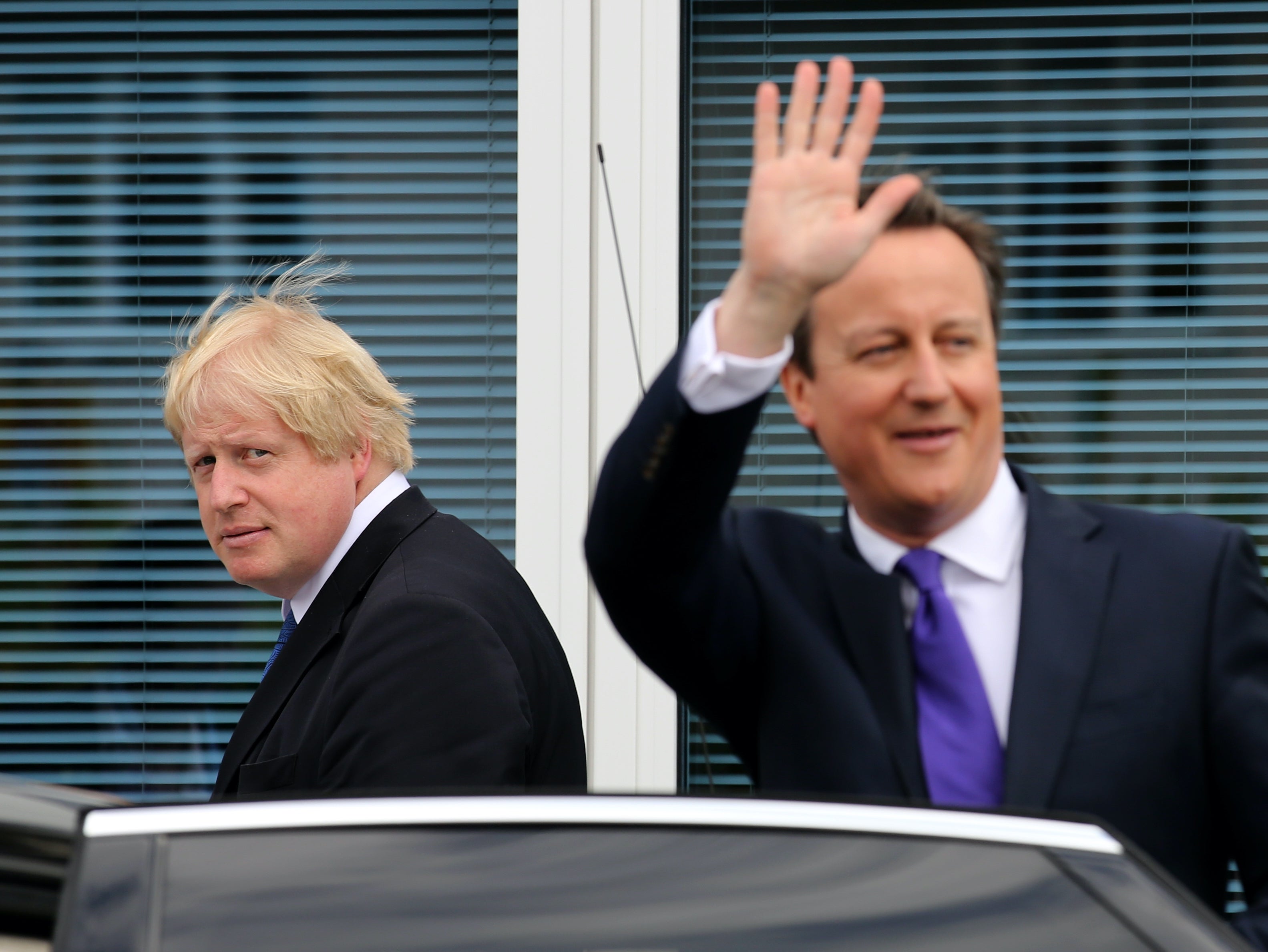 Boris Johnson and David Cameron together in 2015