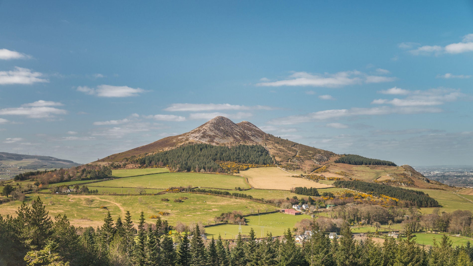 View of Little Sugar Loaf in the Wicklow Mountains (Alamy/PA)