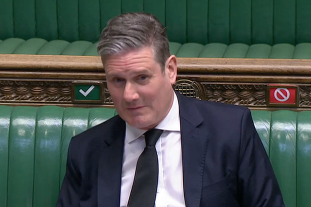 <p>Keir Starmer’s furrowed brow was replaced by a quizzical smile </p>