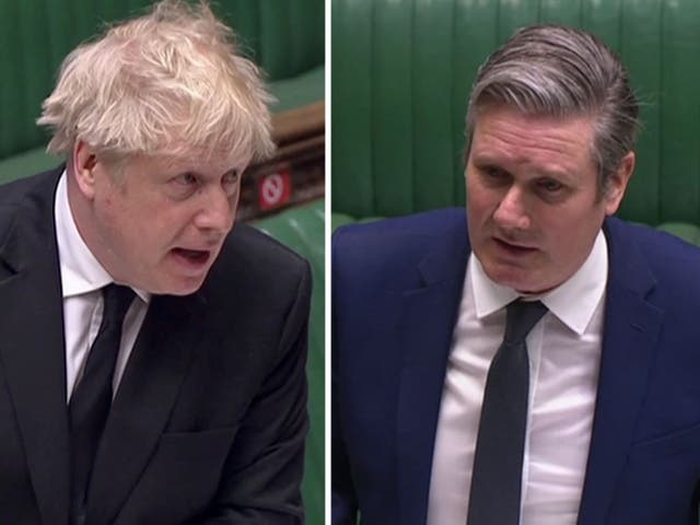 <p>Keir Starmer tried to pin Boris Johnson down on the Greensill lobbying scandal at PMQs</p>