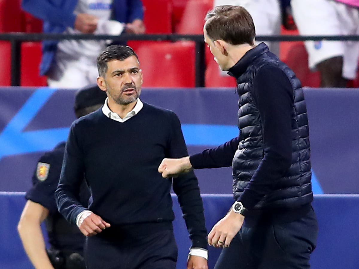 Chelsea manager Thomas Tuchel clashes with Sergio Conceicao after ‘insult’