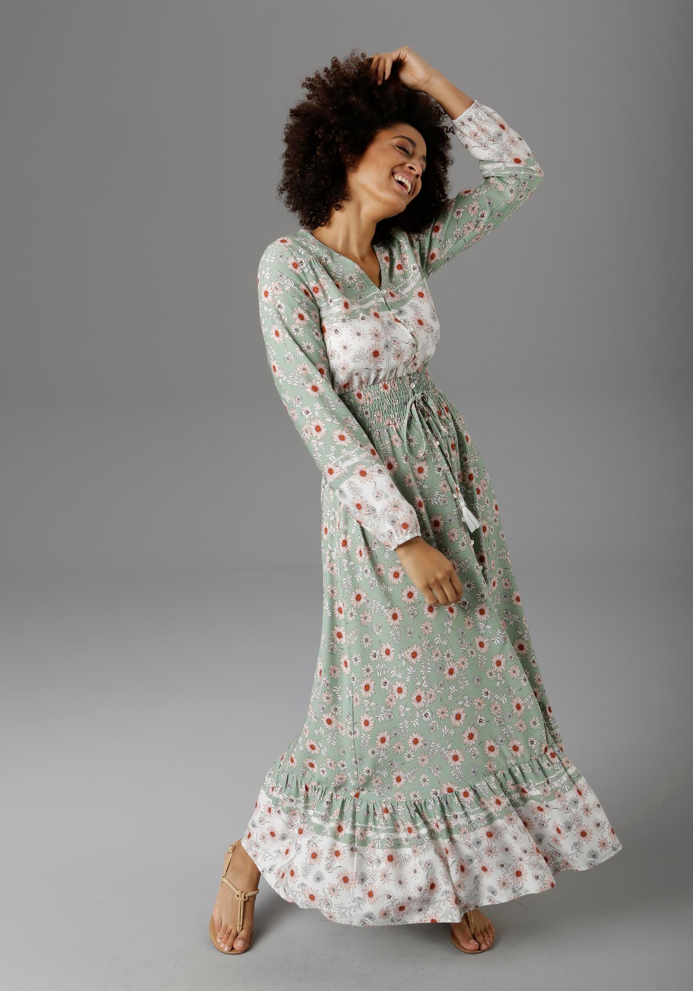 Aniston Casual Floral Print Wrap Maxi Dress, £62, Freemans
