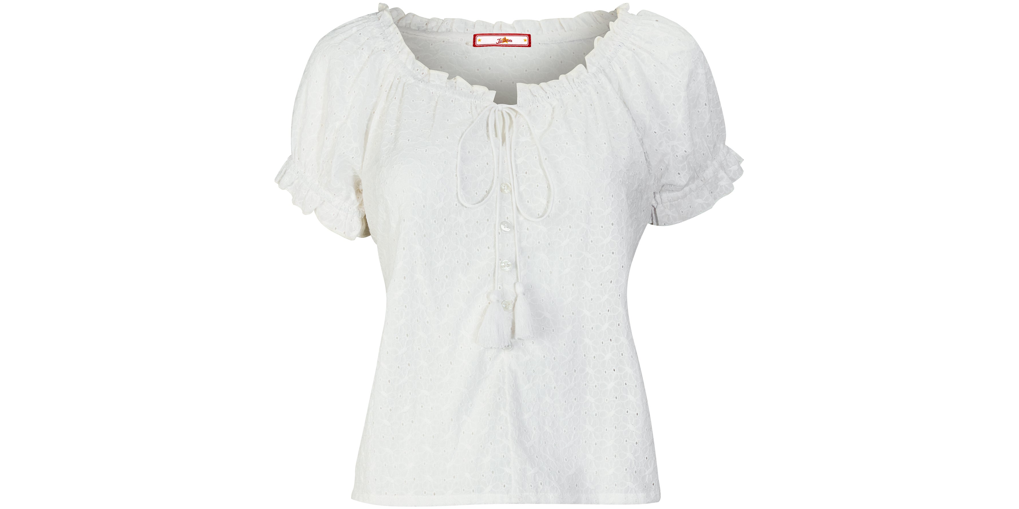Joe Browns Broderie Anglaise Top in White, £35