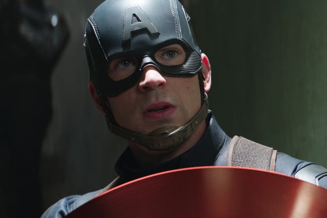 <p>Chris Evans in Captain America: Civil War</p>