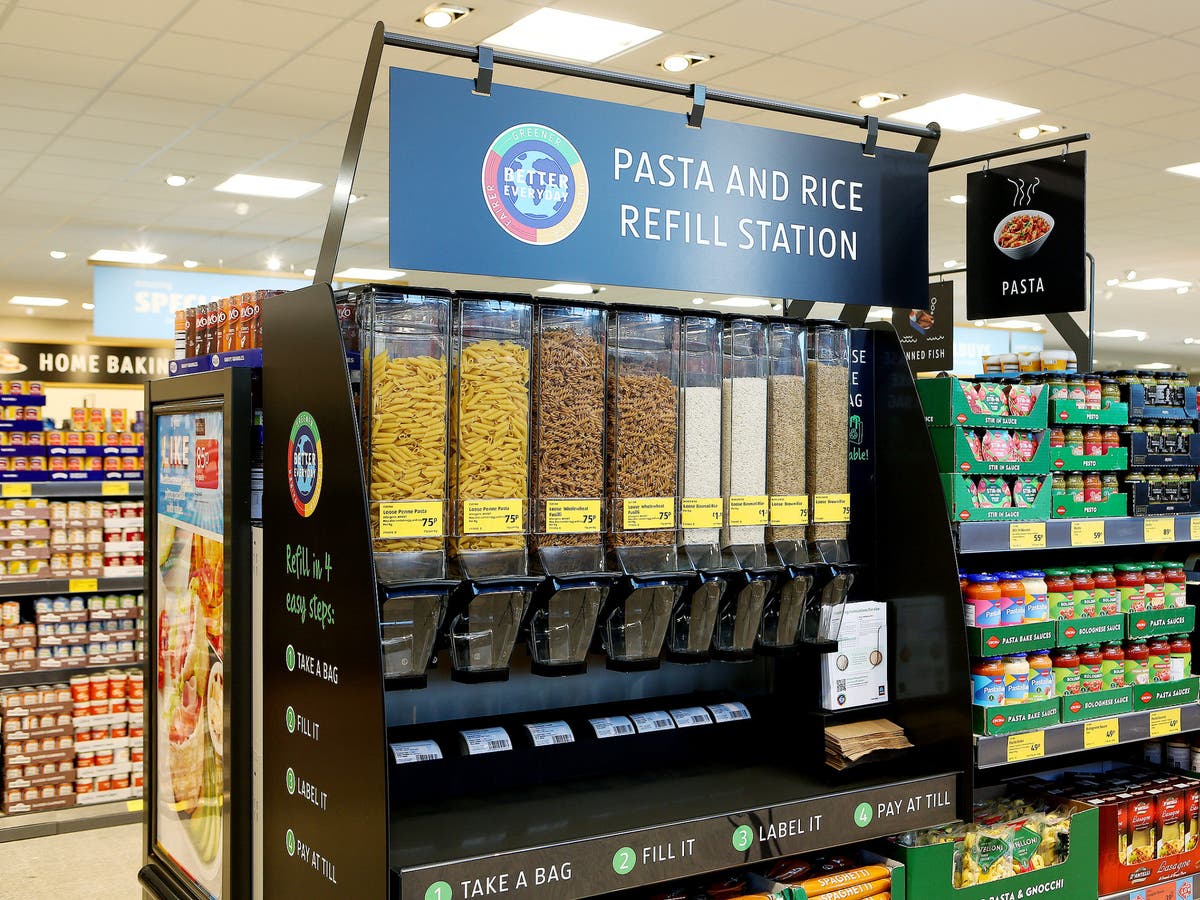 Aldi trialling loose pasta and rice to cut down on packaging