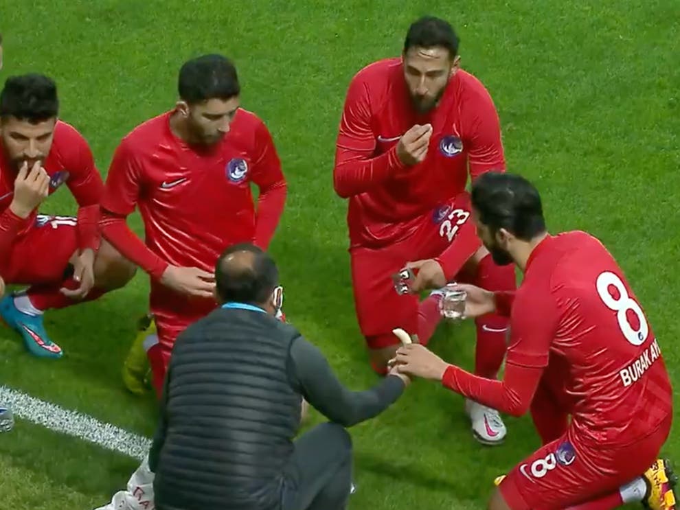 Players break Ramadan fast during Turkish football match The Independent