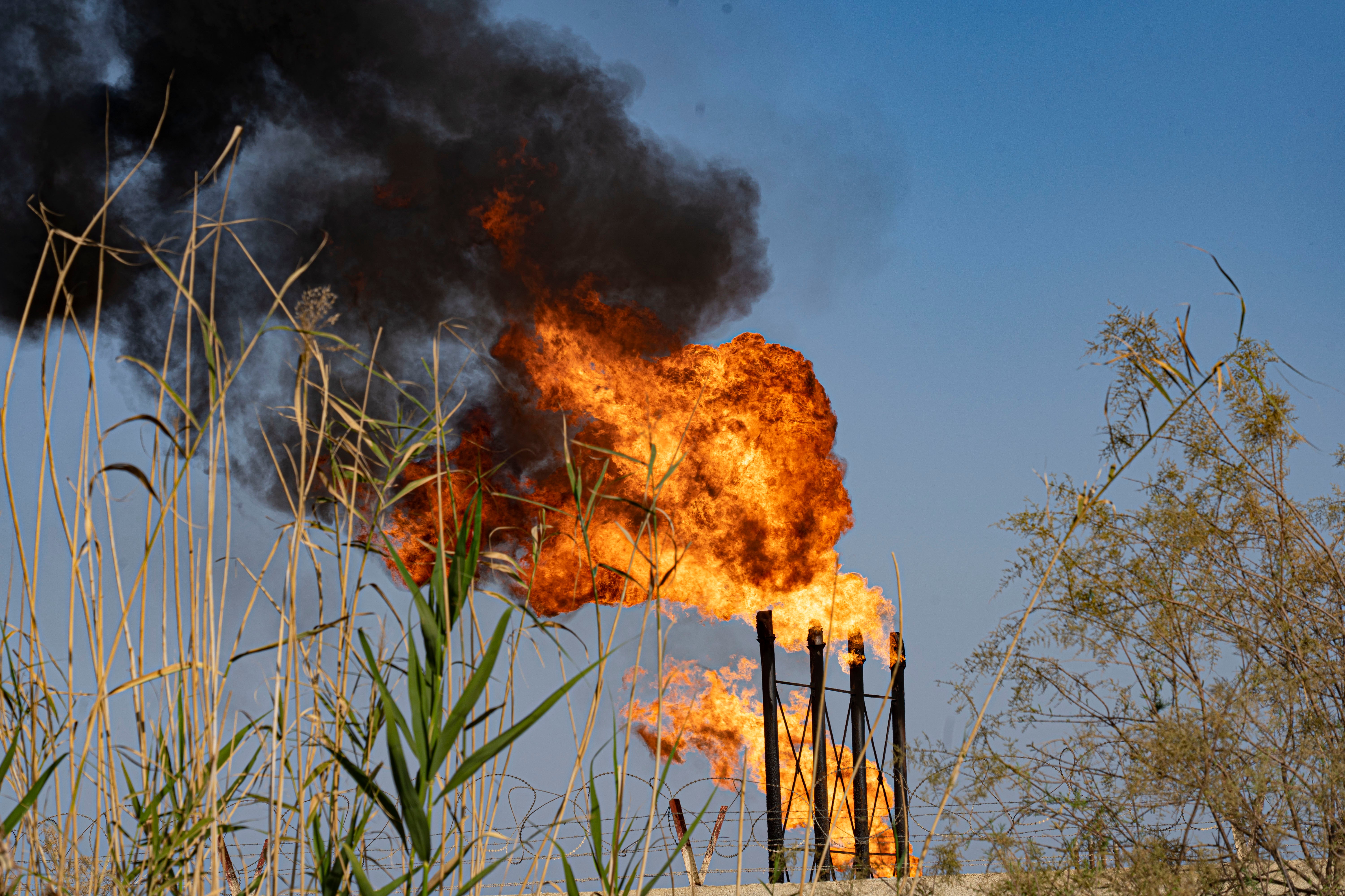 The wasted gas could be used to power Iraq’s electricity network