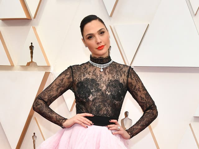 Gal Gadot at the Academy Awards on 9 February 2020 in Hollywood, California
