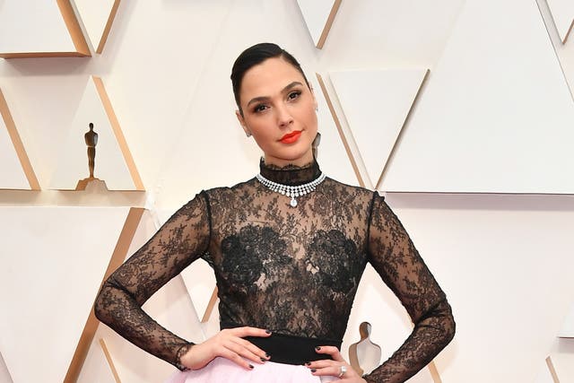 Gal Gadot at the Academy Awards on 9 February 2020 in Hollywood, California