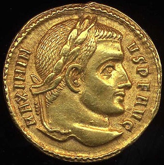 Maximinus Daza became co-emperor between AD310 and 313